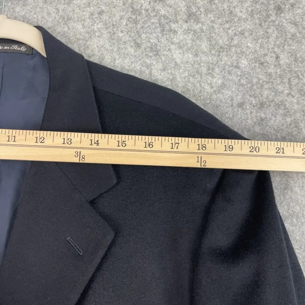 Pal Zileri Cashmere Blazer Sport Coat‎ Mens 56IT 46US Blue 3 Button Italy Made